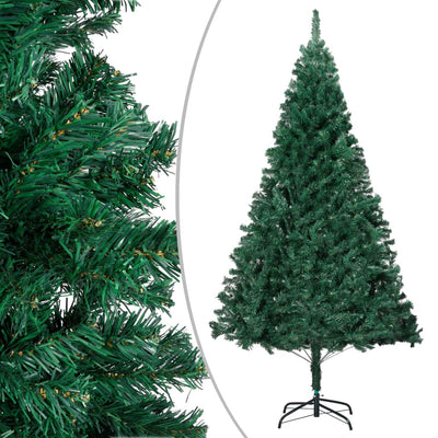 alt="Artificial Christmas Tree with Thick Branches Green 240 cm PVC"