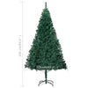 Artificial Christmas Tree with Thick Branches Green 240 cm PVC