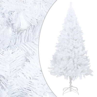 alt="Artificial Christmas Tree with Thick Branches White 150 cm PVC"