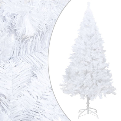 alt="Artificial Christmas Tree with Thick Branches White 210 cm PVC"