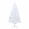 Artificial Christmas Tree with Thick Branches White 210 cm PVC
