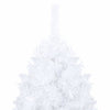 Artificial Christmas Tree with Thick Branches White 210 cm PVC