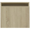 Coffee Table Set Sonoma Oak 100x48x40 cm Chipboard