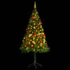 Artificial Christmas Tree with Baubles and LEDs Green 180 cm