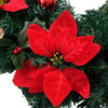Christmas Wreath with LED Lights Green 60 cm PVC