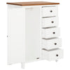 Wardrobe 76x52x105 cm Solid Oak Wood
