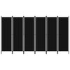 alt="6-Panel Room Divider Black 300x180 cm"