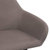 Dining Chairs 2 pcs Taupe Fabric