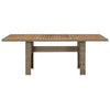 Garden Dining Table Brown 200x100x74 cm Poly Rattan
