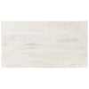 Coffee Table White 110x60x45 cm Solid Mango Wood