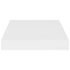 Floating Wall Shelves 2 pcs White 23x23.5x3.8 cm MDF
