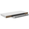 Floating Wall Shelves 2 pcs White 60x23.5x3.8 cm MDF