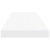 Floating Wall Shelves 2 pcs White 80x23.5x3.8 cm MDF