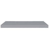 Floating Wall Shelves 4 pcs Grey 80x23.5x3.8 cm MDF