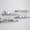 alt="Floating Wall Shelves 4 pcs Grey 80x23.5x3.8 cm MDF"