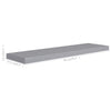 Floating Wall Shelves 2 pcs Grey 90x23.5x3.8 cm MDF