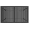 Garden Table Anthracite 140x80x72 cm Steel