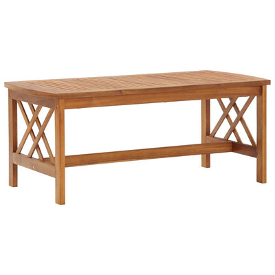 alt="Coffee Table 102x50x43 cm Solid Acacia Wood"