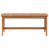 Coffee Table 102x50x43 cm Solid Acacia Wood