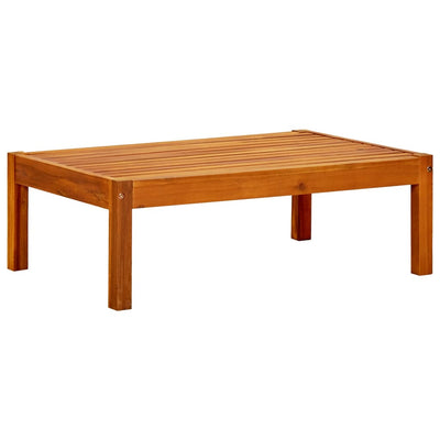 alt="Garden Table 85x57x29 cm Solid Acacia Wood"