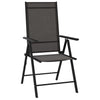 Folding Garden Chairs 6 pcs Textilene Black