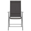 Folding Garden Chairs 4 pcs Textilene Black