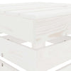 Garden Pallet Table White Wood