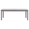 Garden Table Grey Wash 200x90x74 cm Solid Acacia Wood