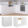 Sink Bottom Cabinet White 80x46x81.5 cm Chipboard
