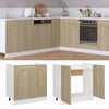 Sink Bottom Cabinet Sonoma Oak 80x46x81.5 cm Chipboard