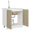 Sink Bottom Cabinet Sonoma Oak 80x46x81.5 cm Chipboard