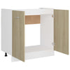 Sink Bottom Cabinet Sonoma Oak 80x46x81.5 cm Chipboard