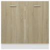 Sink Bottom Cabinet Sonoma Oak 80x46x81.5 cm Chipboard