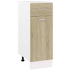 alt="Drawer Bottom Cabinet Sonoma Oak 30x46x81.5 cm Chipboard""