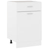 alt="Drawer Bottom Cabinet White 50x46x81.5 cm Chipboard"