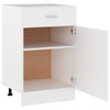 Drawer Bottom Cabinet White 50x46x81.5 cm Chipboard