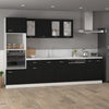 Drawer Bottom Cabinet Black 50x46x81.5 cm Chipboard