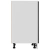 Drawer Bottom Cabinet Black 50x46x81.5 cm Chipboard