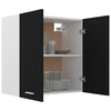 Hanging Cabinet Black 60x31x60 cm Chipboard
