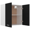 Hanging Cabinet Black 60x31x60 cm Chipboard