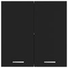 Hanging Cabinet Black 60x31x60 cm Chipboard