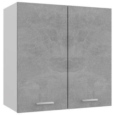 alt="Hanging Cabinet Concrete Grey 60x31x60 cm Chipboard"