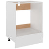Oven Cabinet White 60x46x81.5 cm Chipboard