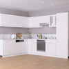 Oven Cabinet White 60x46x81.5 cm Chipboard