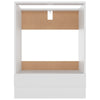 Oven Cabinet White 60x46x81.5 cm Chipboard