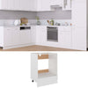 alt="Oven Cabinet White 60x46x81.5 cm Chipboard"