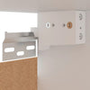 Hanging Corner Cabinet White 57x57x60 cm Chipboard