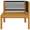 Garden Corner Sofas 2 pcs with Cushions Solid Acacia Wood