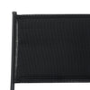 Folding Outdoor Chairs 4 pcs Steel and Textilene