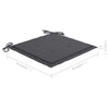Garden Chair Cushions 6 pcs Anthracite 40x40x3 cm Fabric